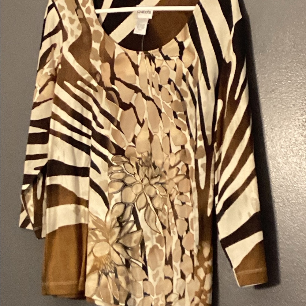 Chico’s Women’s 3/4 length shirt.